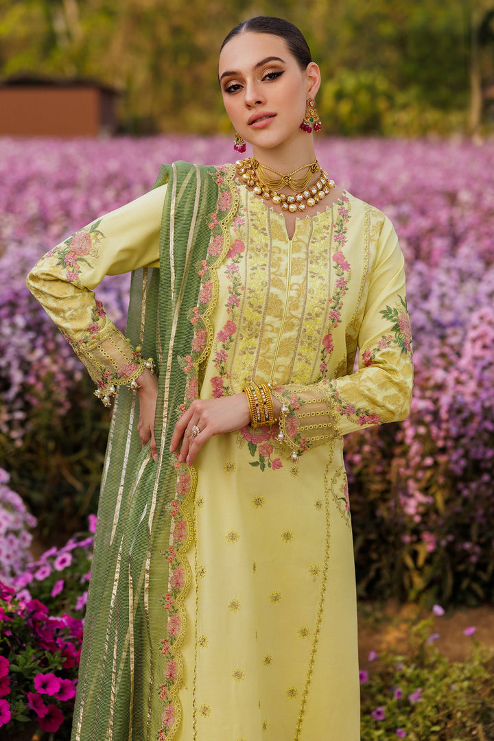 3-PC Unstitched Embroidered Lawn Collection