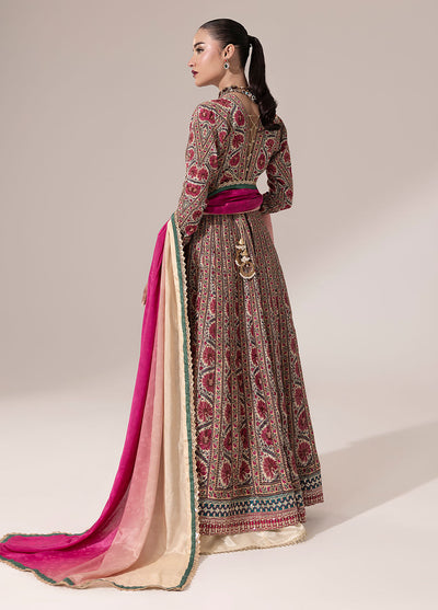 Digital printed handwork silk