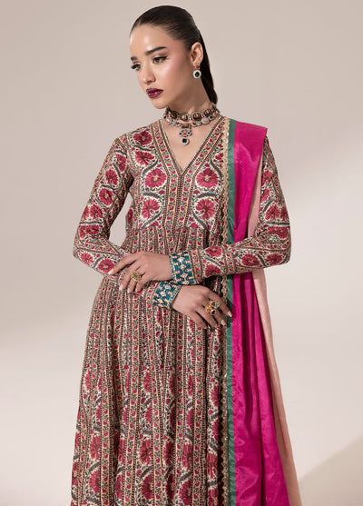 Digital printed handwork silk