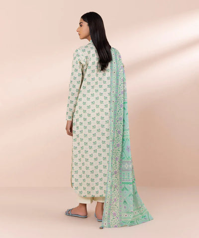 SAPPHIRE PRINTED LAWN SUIT 2 PC