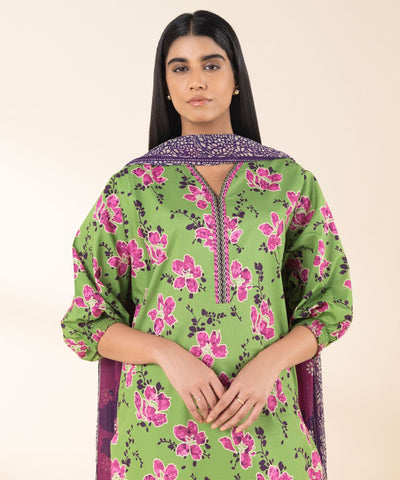 2 Piece - Printed Lawn Suit