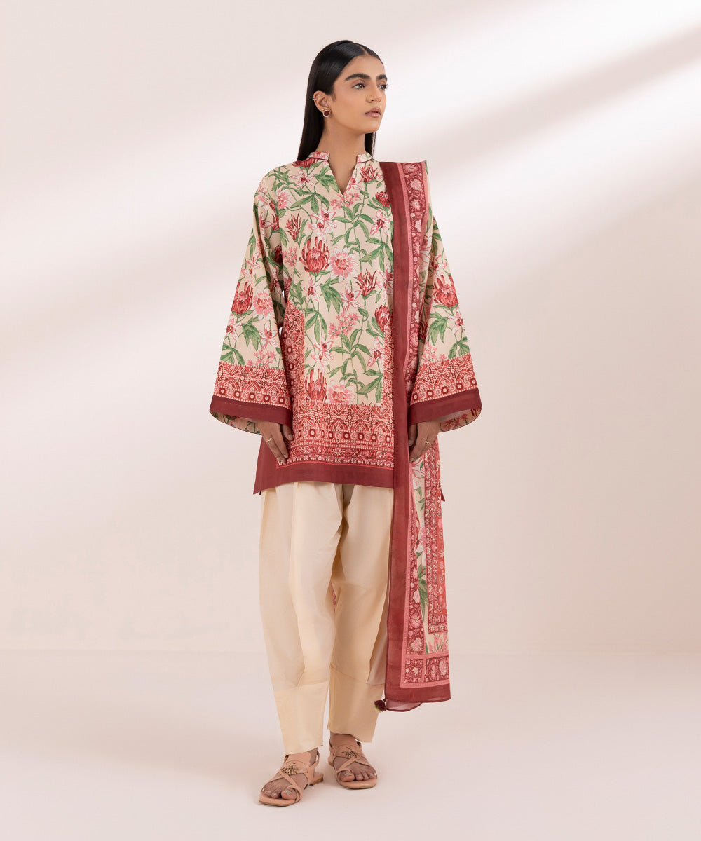 SAPPHIRE 00U3PDY24V43 Printed Lawn Suit