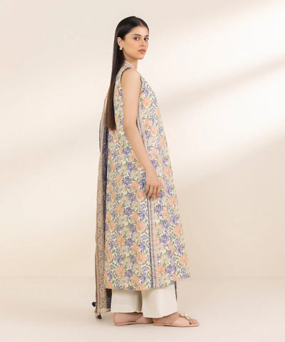 3 PIECE-PRINTED LAWN SUIT