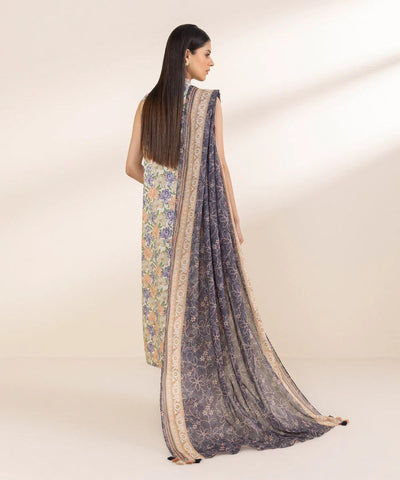 3 PIECE-PRINTED LAWN SUIT