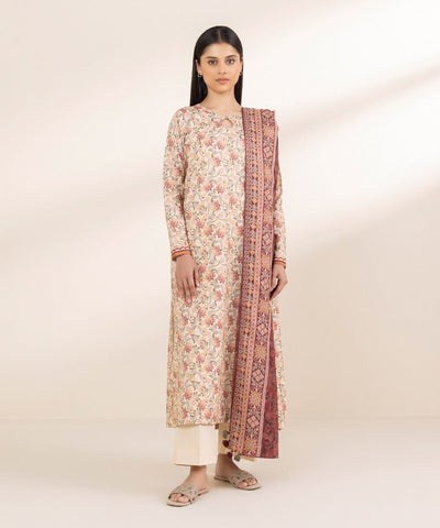 3 Piece - Printed Lawn Suit