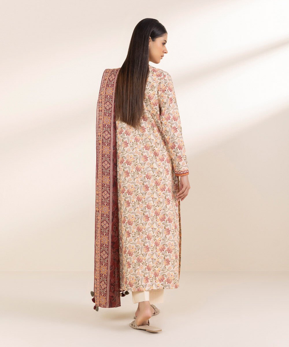 3 Piece - Printed Lawn Suit
