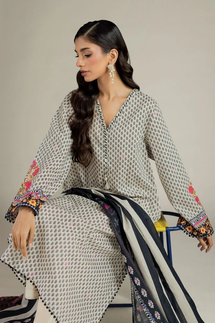 Printed | Cambric Fabrics 3 Piece