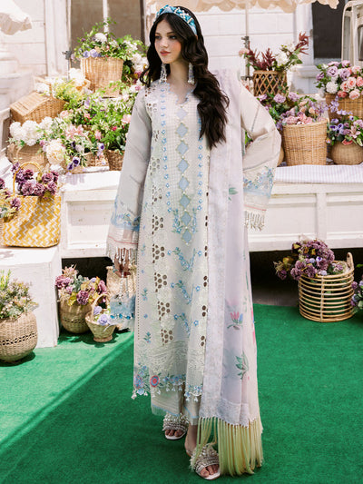 CLARA BY BINILYAS EMBROIDERED 3 PC LUXURY LAWN ||213 - B