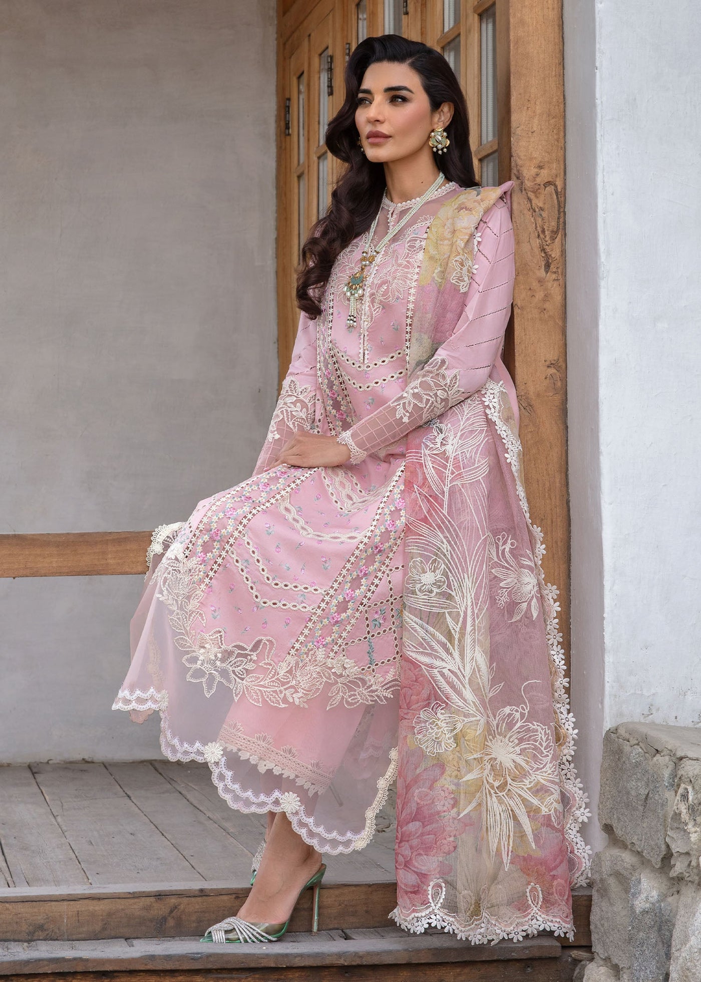 CRIMSON LUXURY LAWN - Rose Pink