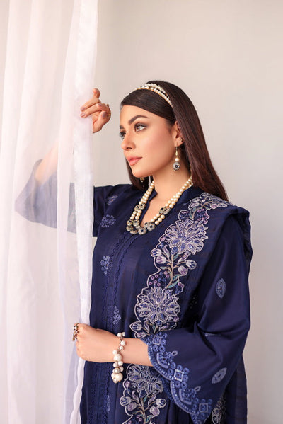 Humdum Unstitched Chikankari Embroidered Lawn