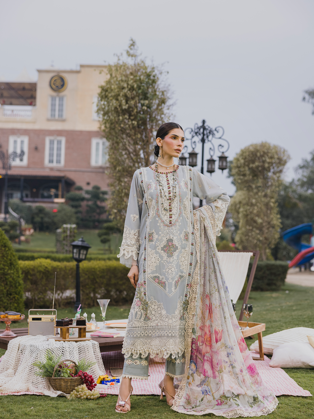 Lawn Embroidered