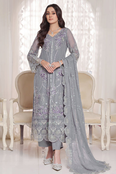 Myra Luxury Embroidered Chiffon 3 Piece
