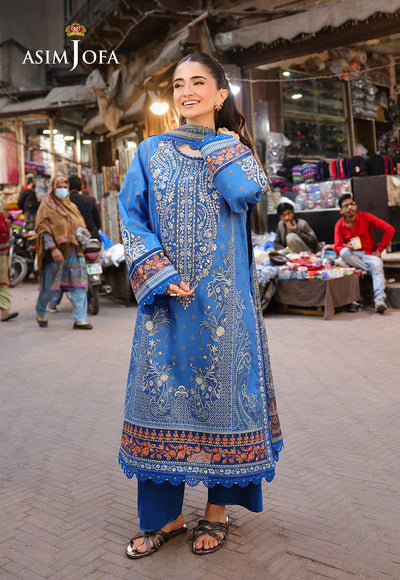 PRINTED EMBROIDERED LAWN 3 PCS