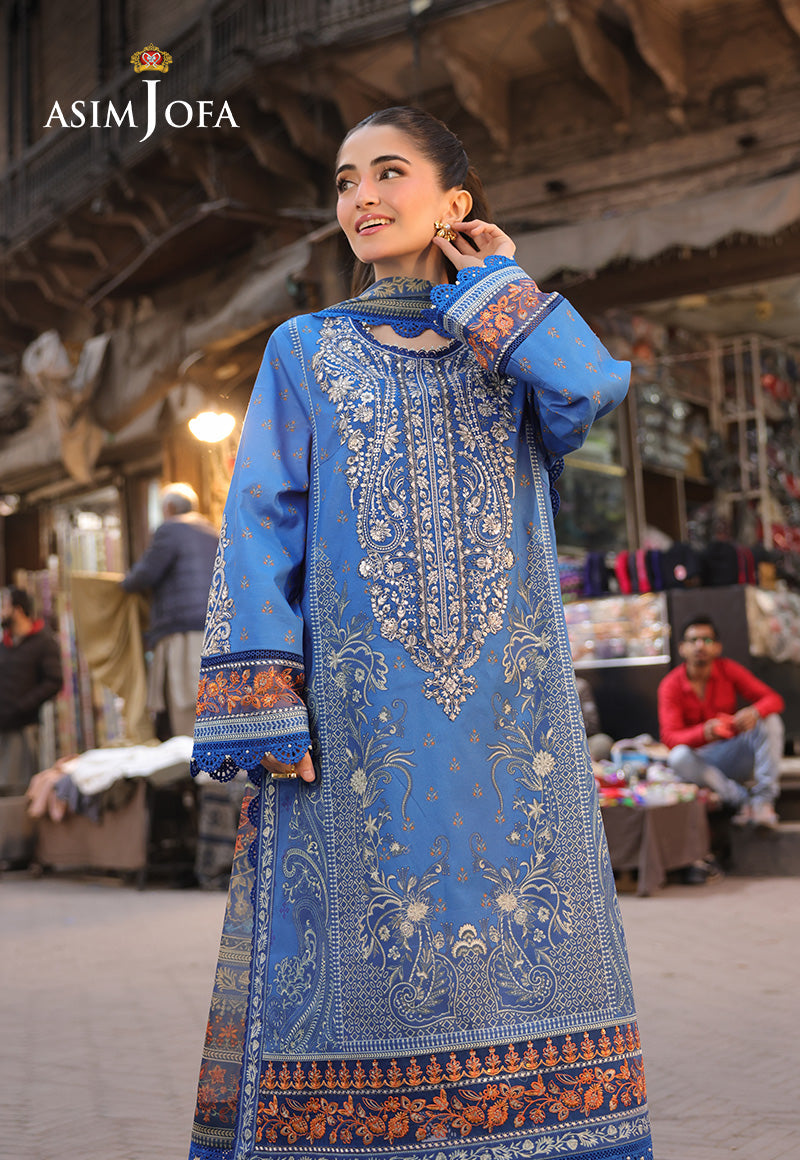 PRINTED EMBROIDERED LAWN 3 PCS