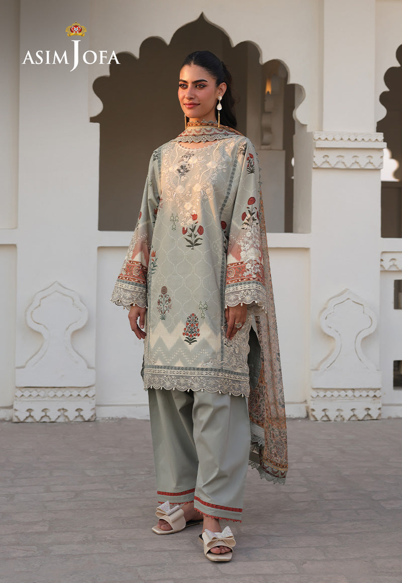 PRINTED EMBROIDERED LAWN 3 PCS