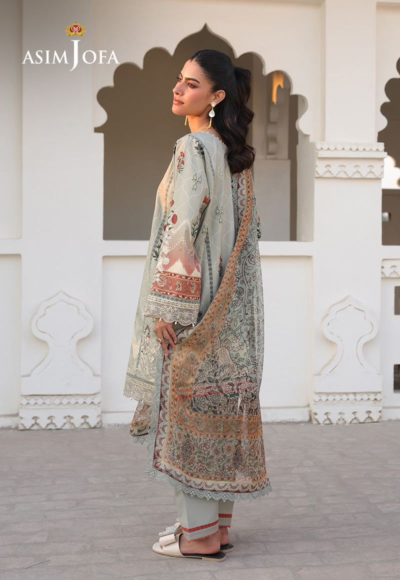 PRINTED EMBROIDERED LAWN 3 PCS