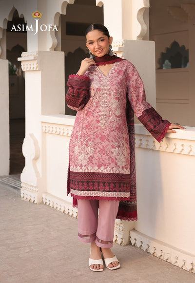 PRINTED EMBROIDERED LAWN 3 PCS