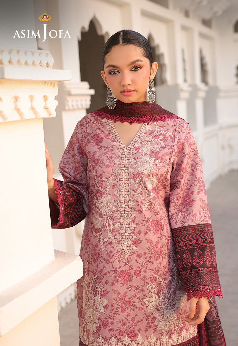 PRINTED EMBROIDERED LAWN 3 PCS