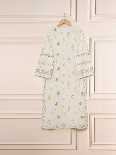 2 Piece - Pure Embroidered Cambric Suit