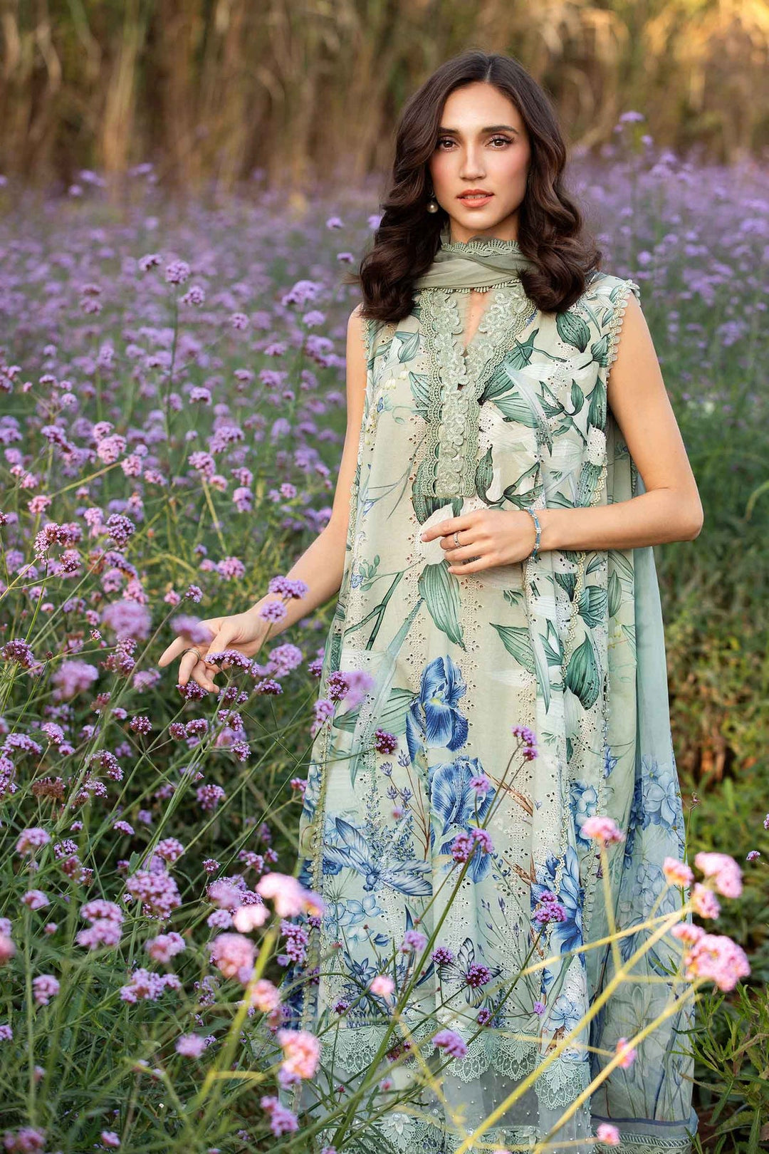 3 Piece Unstitched Printed Lawn Suit