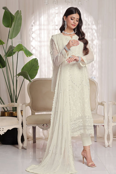 Myra Luxury Embroidered Chiffon 3 Piece