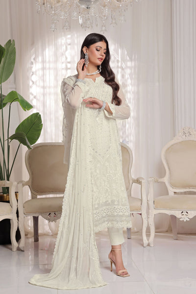 Myra Luxury Embroidered Chiffon 3 Piece