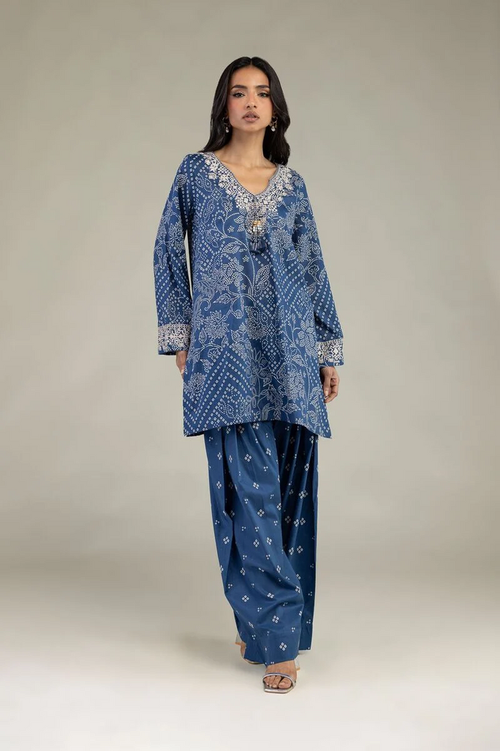 Embroidered | Cambric Fabrics 2 Piece | Top and Bottom