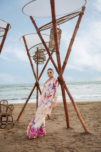 Embroidered Viscose 3-Piece Suit