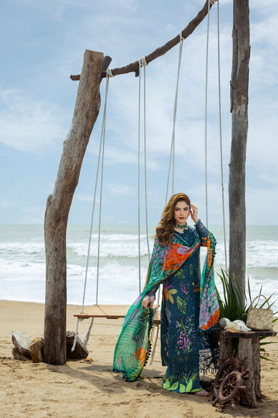 Embroidered Viscose 3-Piece Suit