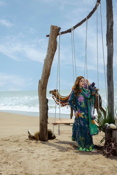 Embroidered Viscose 3-Piece Suit