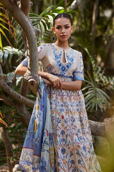 Unstitched Chikankari Lawn