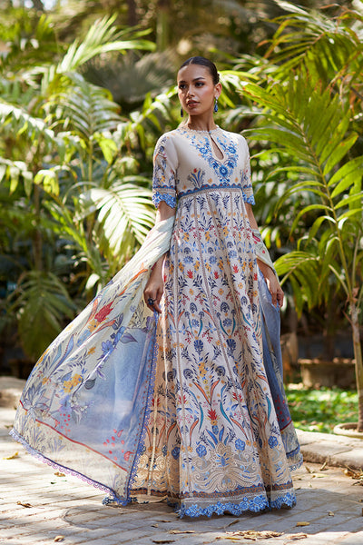Unstitched Chikankari Lawn
