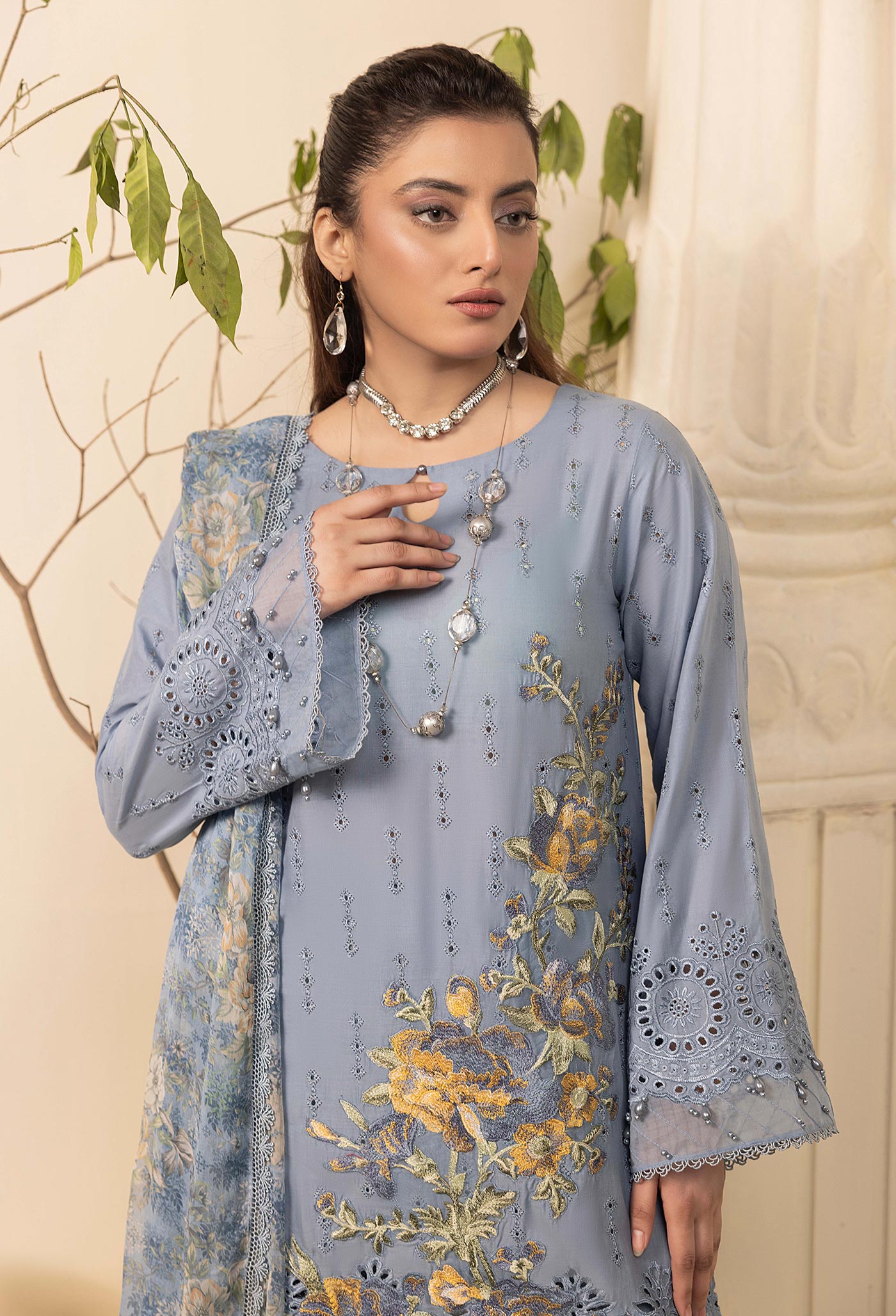 Haelyn Schiffli Embroidered Lawn