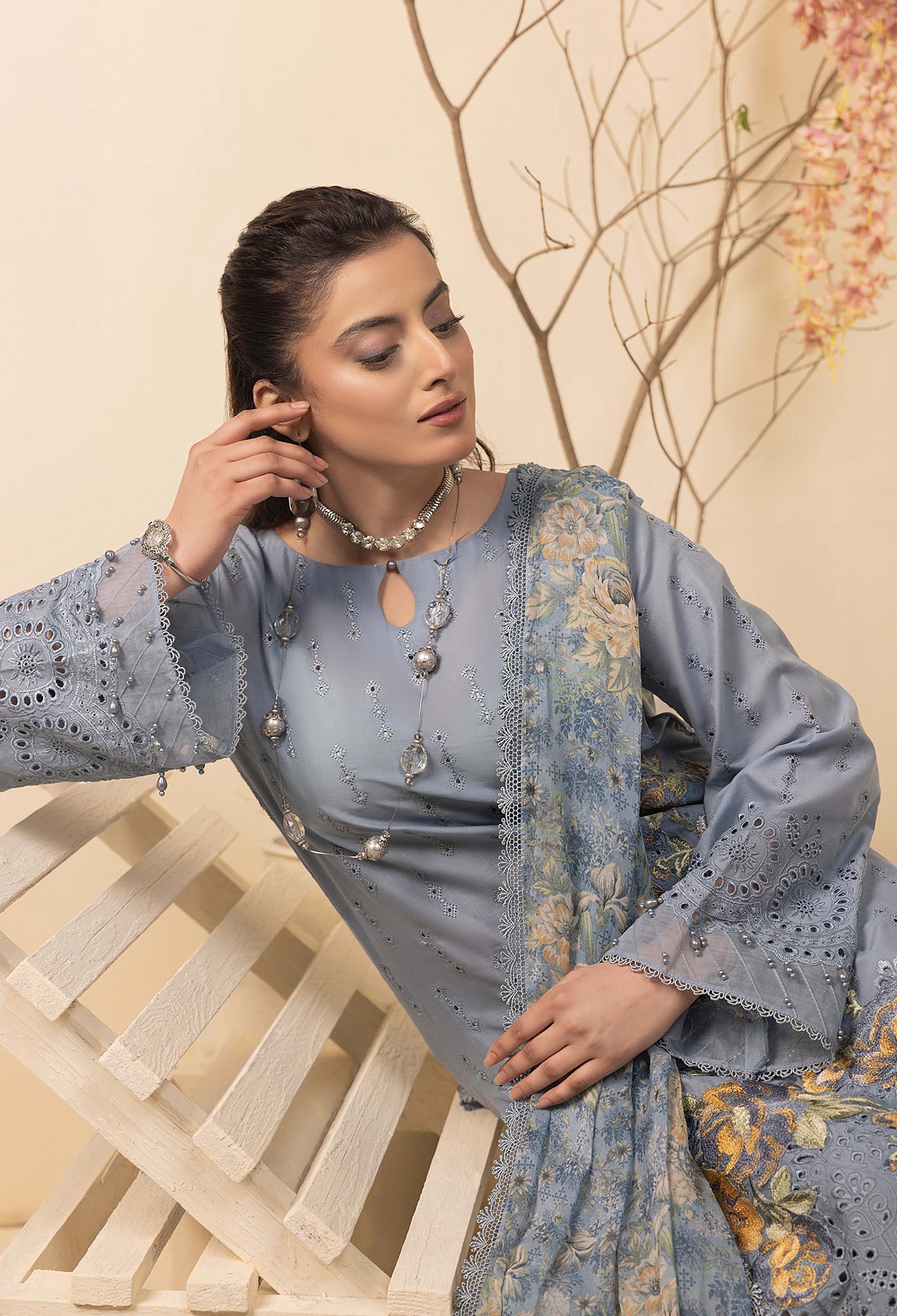 Haelyn Schiffli Embroidered Lawn