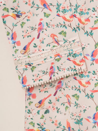 2 Piece - Digital Printed Cambric Suit