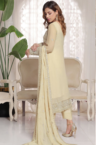 Myra Luxury Embroidered Chiffon 3 Piece