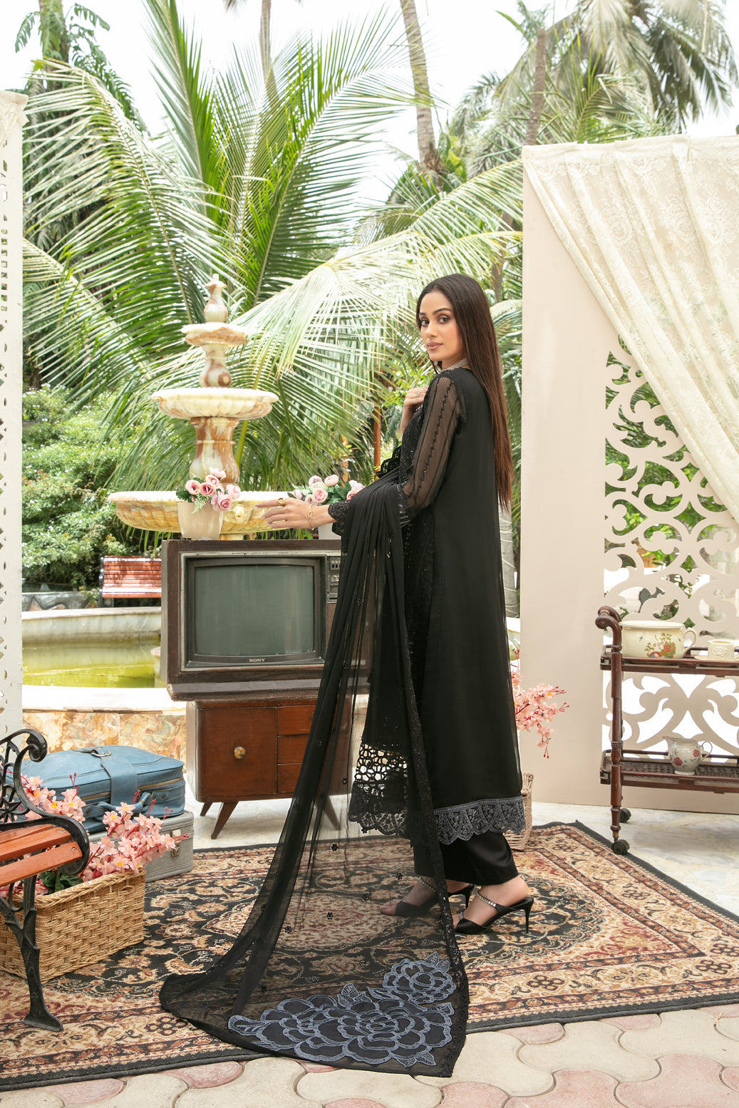 Nuresa Embroidered Fancy Chiffon