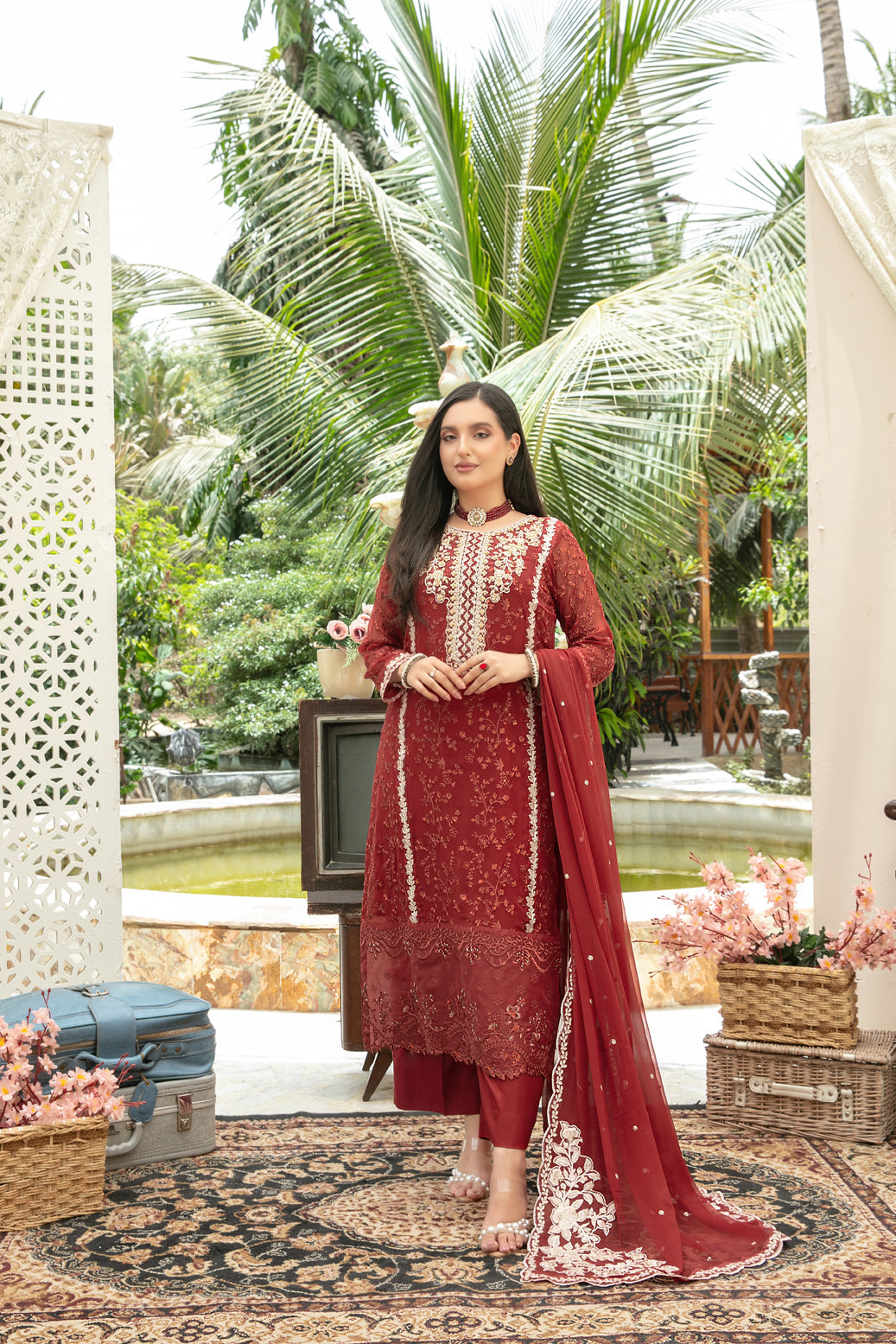 Nuresa Embroidered Fancy Chiffon