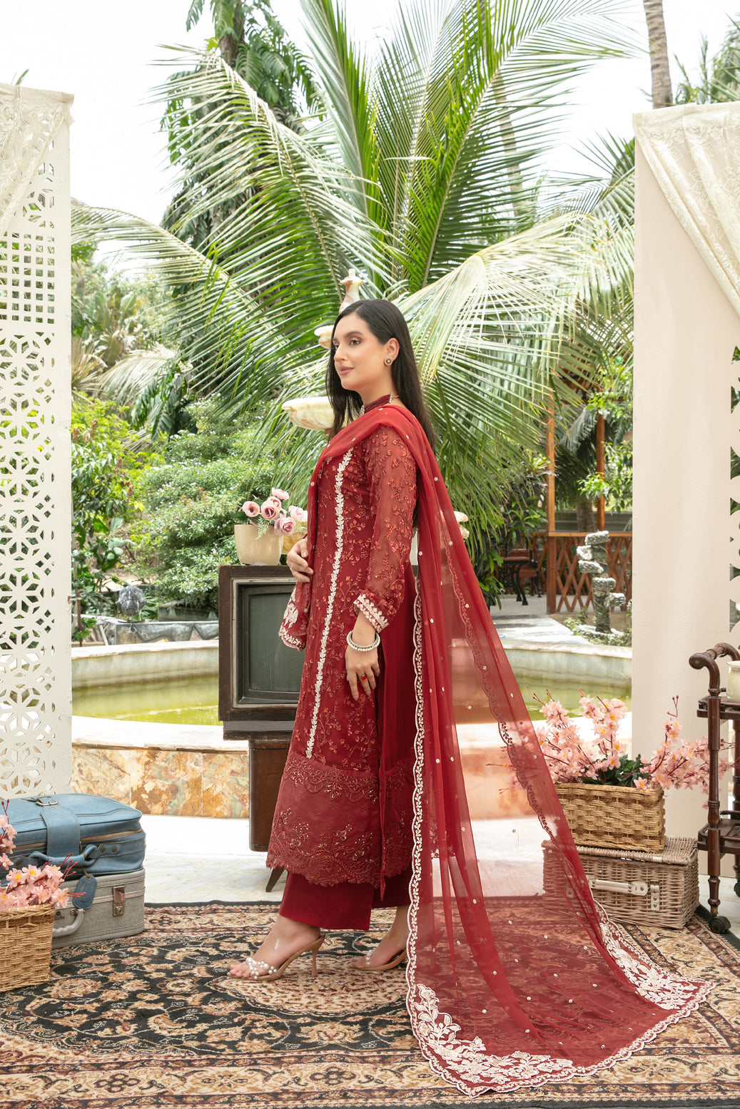 Nuresa Embroidered Fancy Chiffon