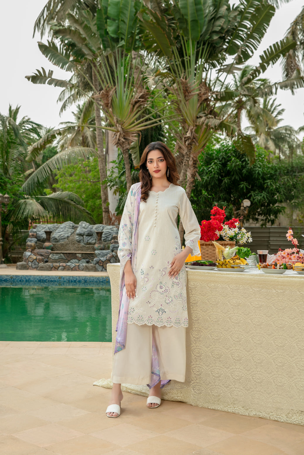 Un-Stitched Exclusive Embroidered