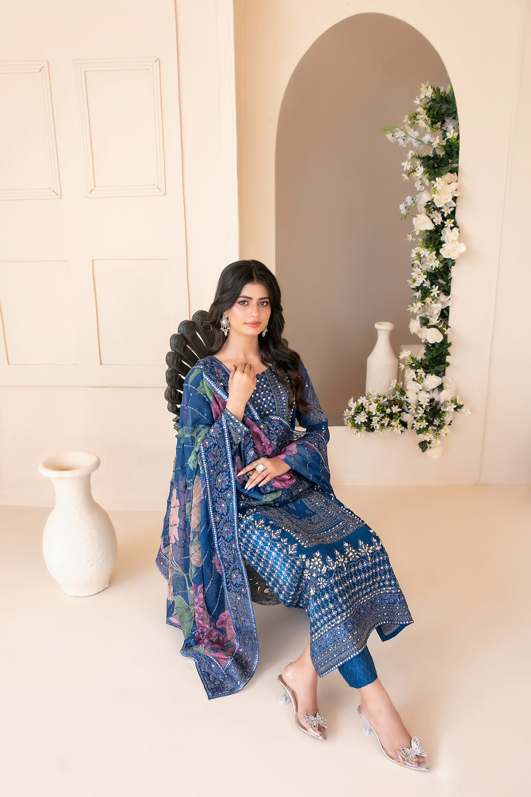 Sunehri 3 Piece Semi-Stitched Collection