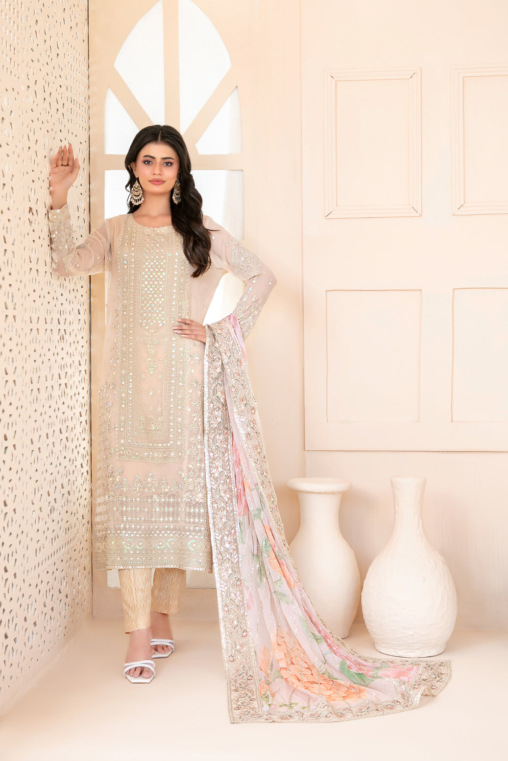 Sunehri 3 Piece Semi-Stitched Collection