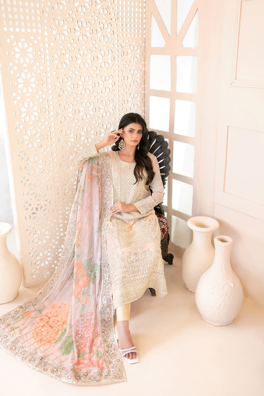 Sunehri 3 Piece Semi-Stitched Collection