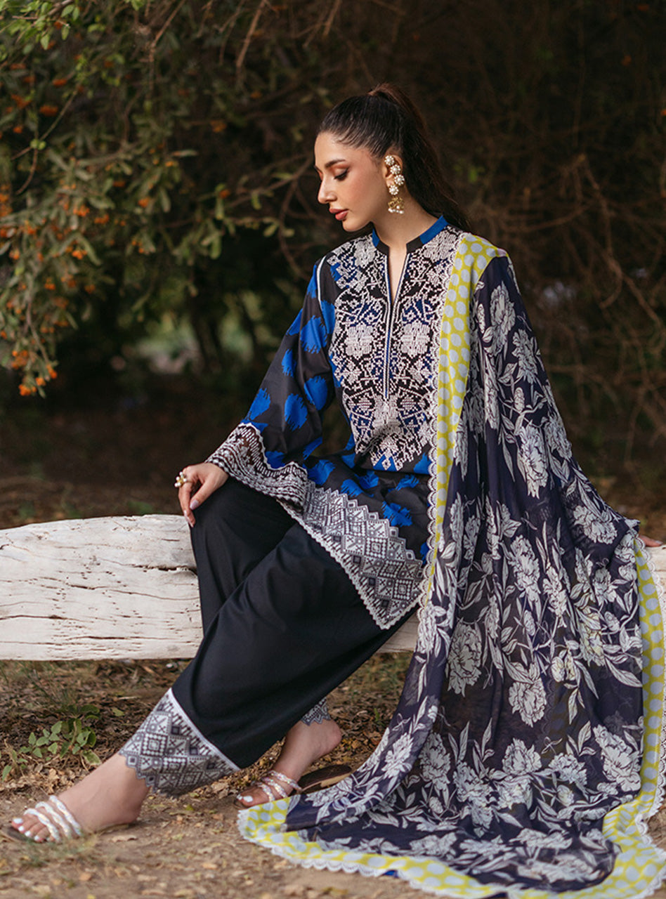 ZAINAB CHOTTANI-TAHRA LAWN - FREYA