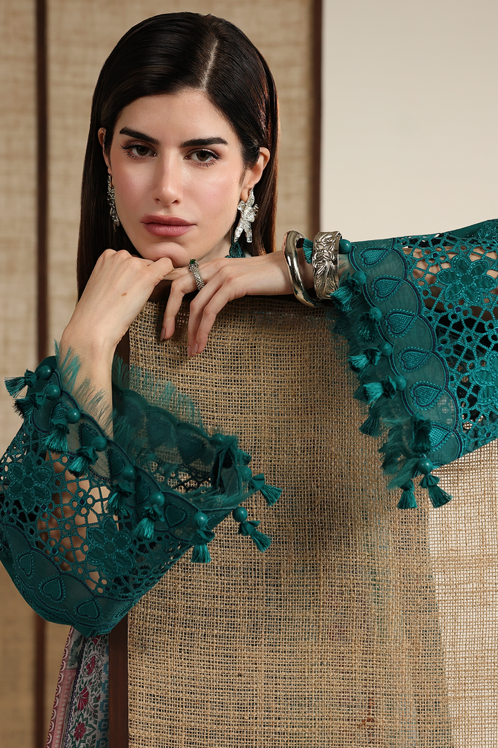 IRIS EMBROIDERED LAWN