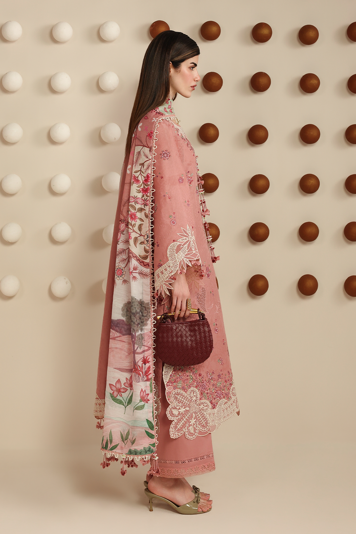 IRIS EMBROIDERED LAWN