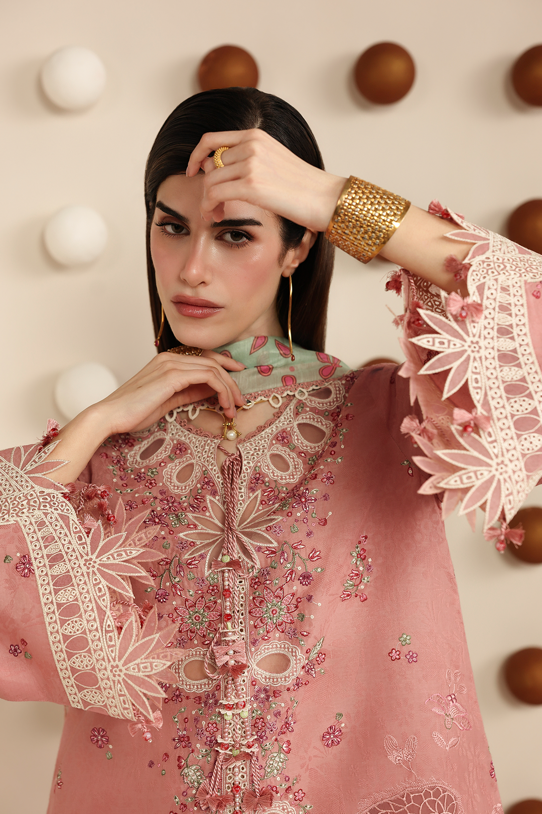 IRIS EMBROIDERED LAWN