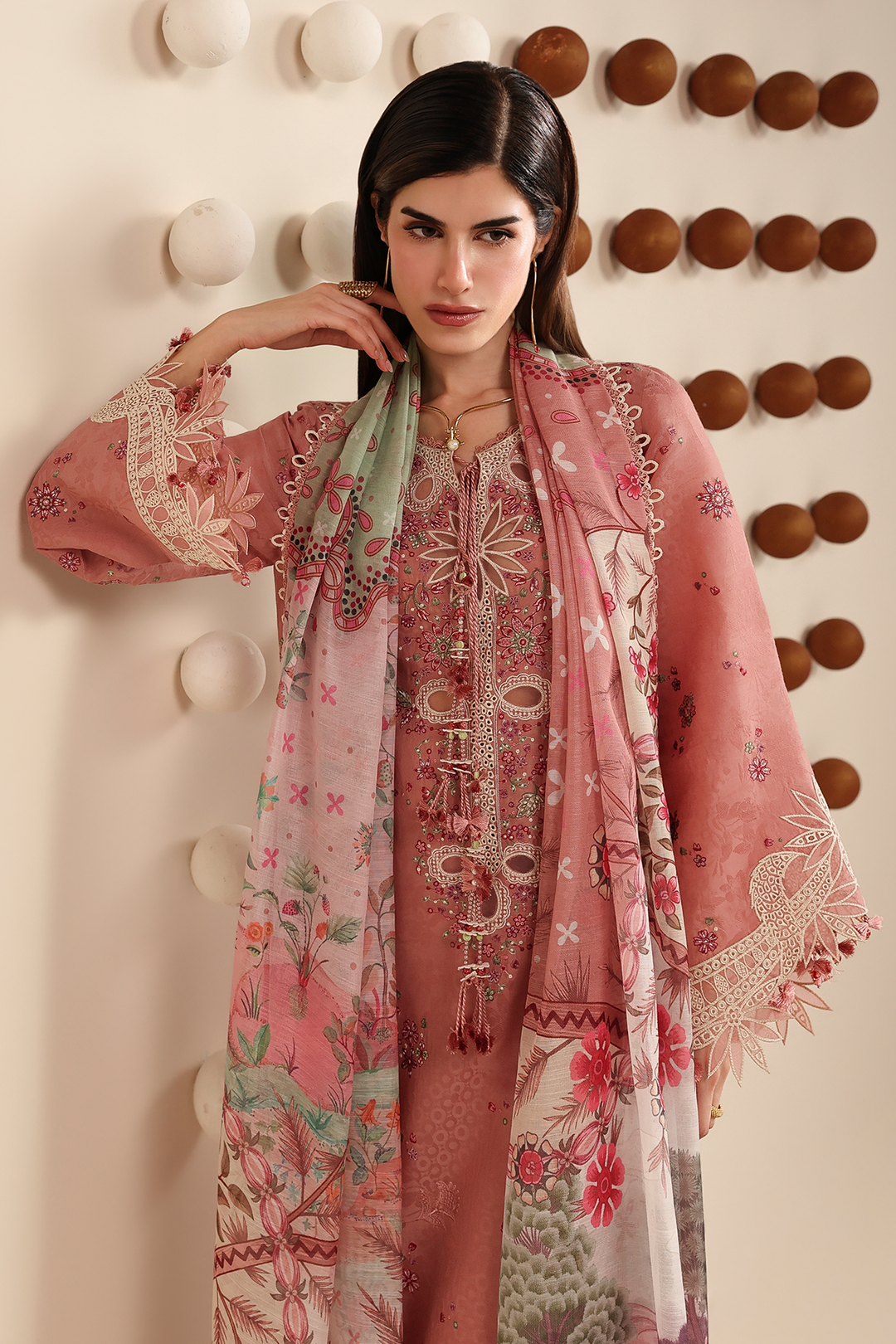 IRIS EMBROIDERED LAWN