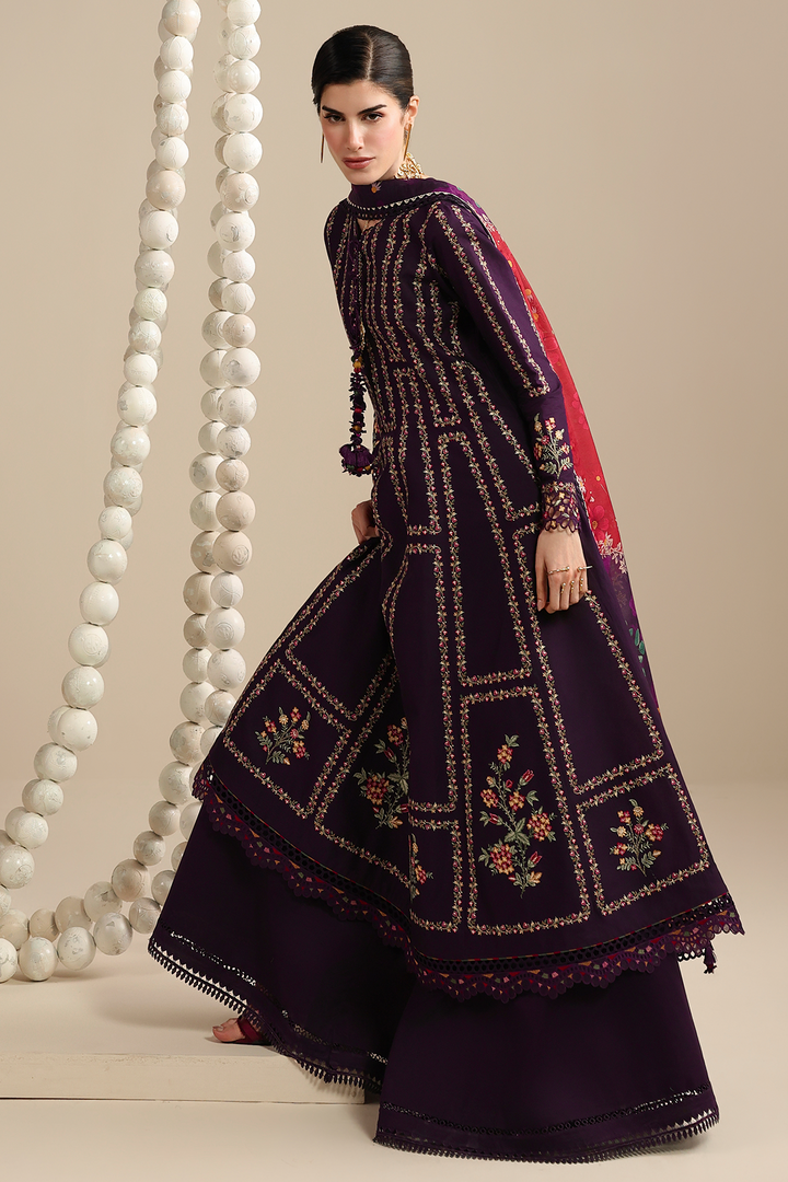 IRIS EMBROIDERED LAWN