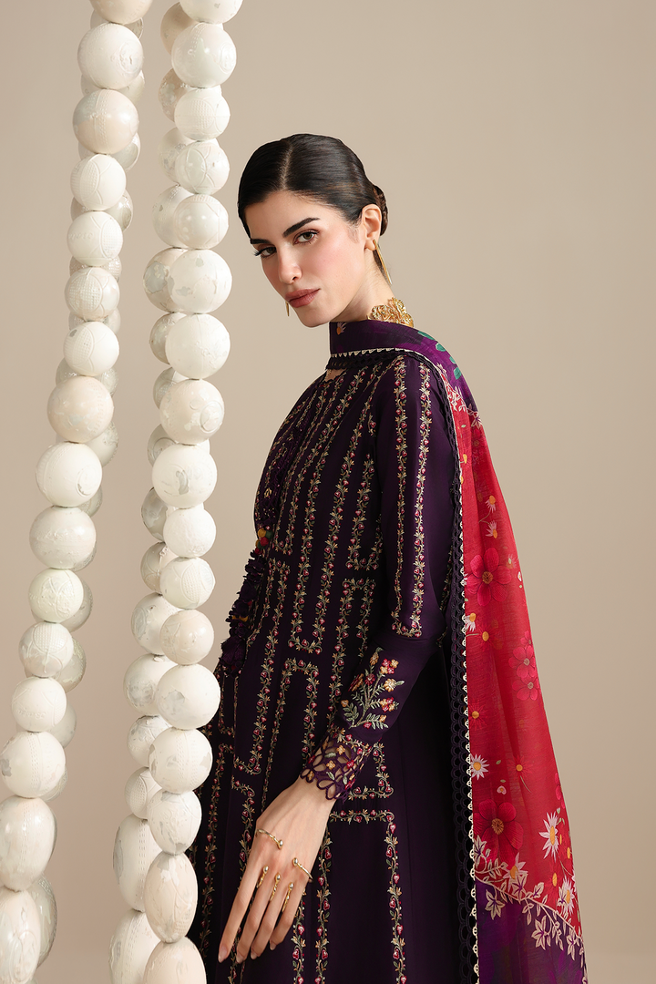 IRIS EMBROIDERED LAWN